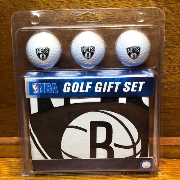 NBA Other - Brooklyn Nets NBA WinCraft Golf Ball & Towel Gift Set
